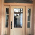 The final entranceway installed