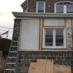 Behind this stucco was all rotten wood