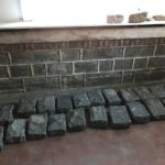 Blocks of bluestone for restoring the window sill